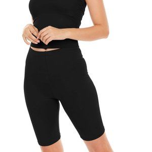 *New Never Worn* Thick Soft  Biker Shorts (Black)